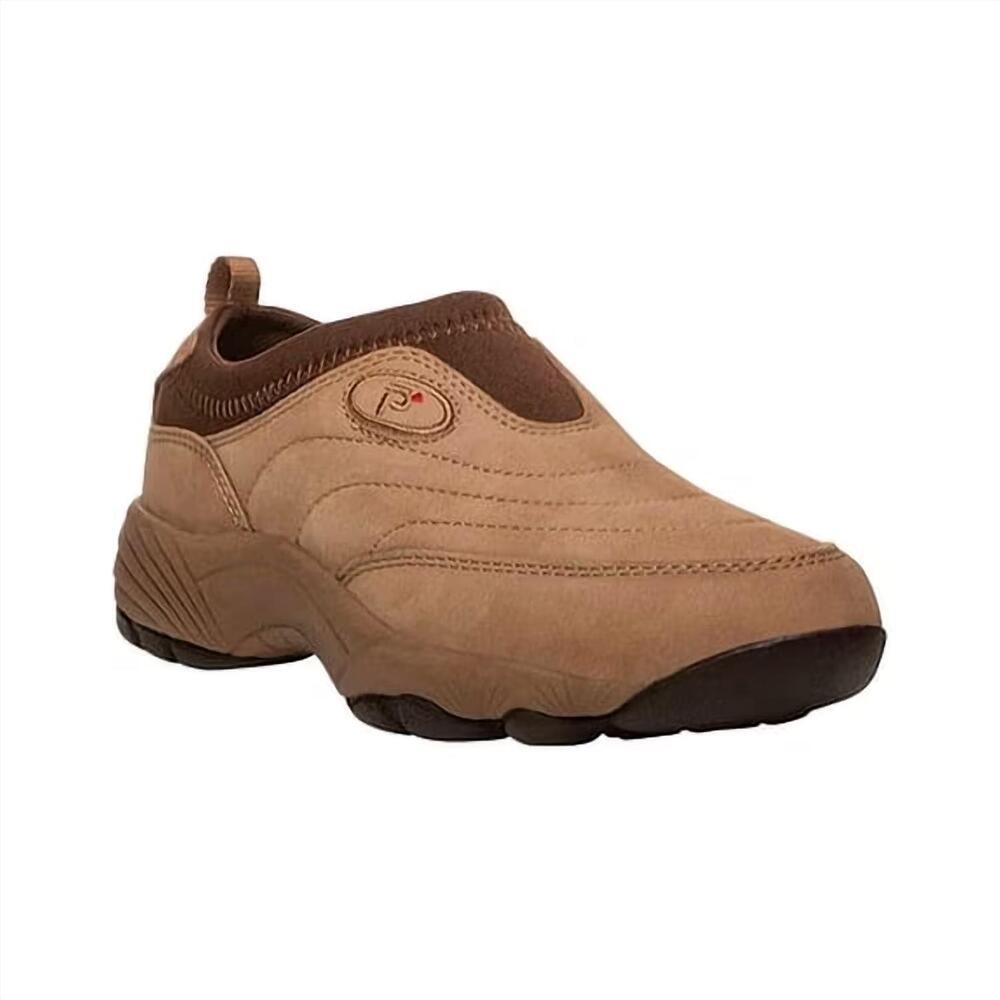 NEW PROPET women's w3851 wash & wear slip-on in mushroom